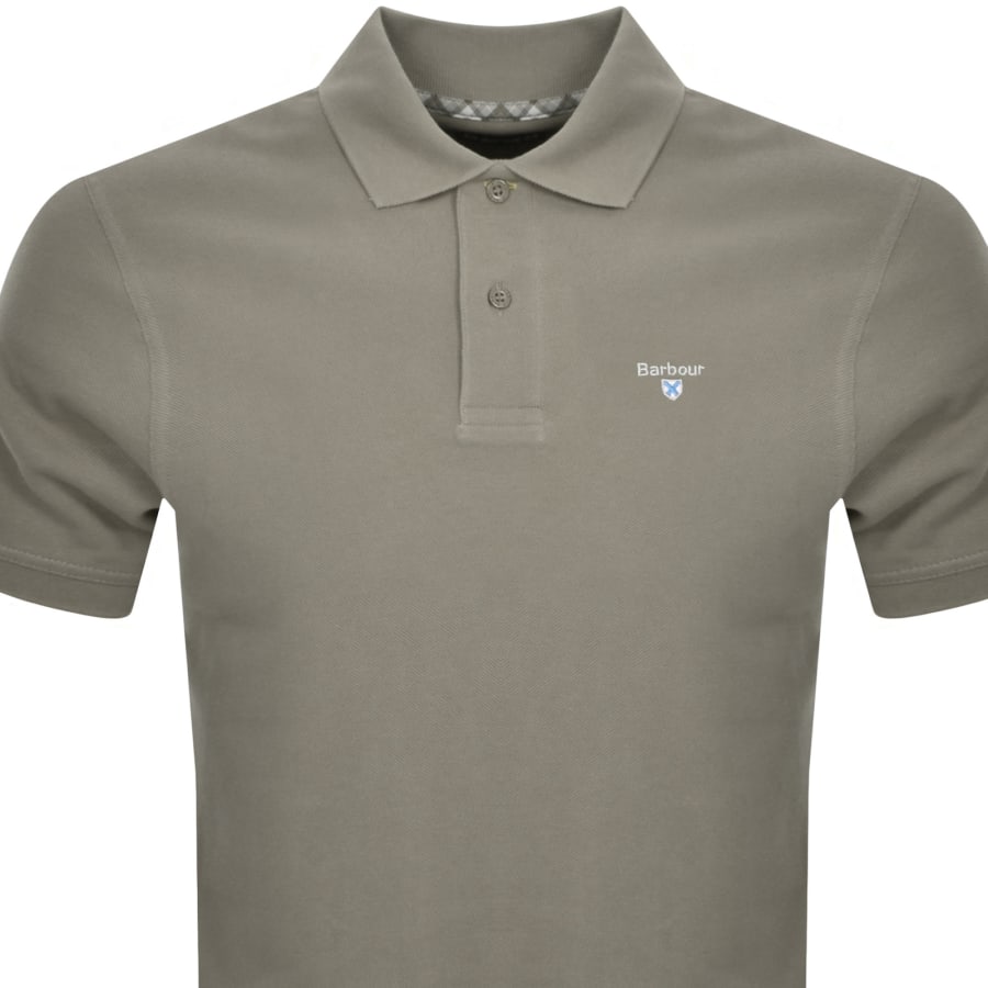 Barbour polo shirt green best sale
